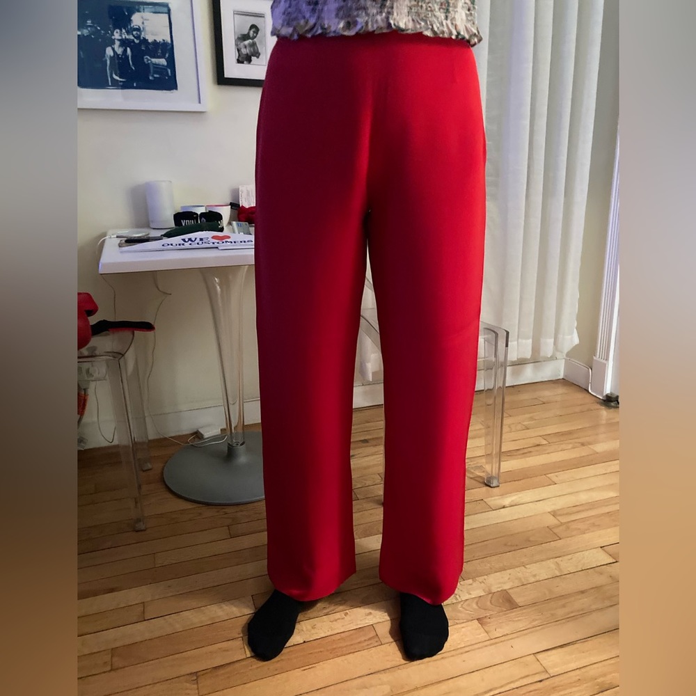 Silk pants